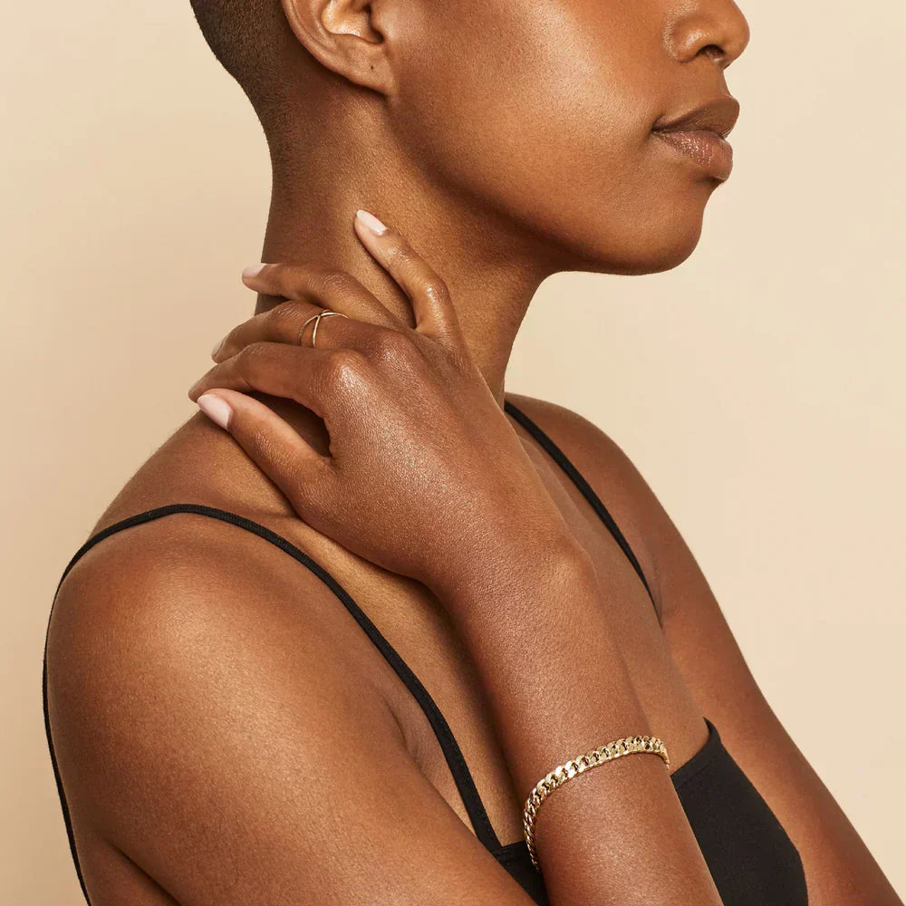 Estate™ | Bracciale cubano in oro